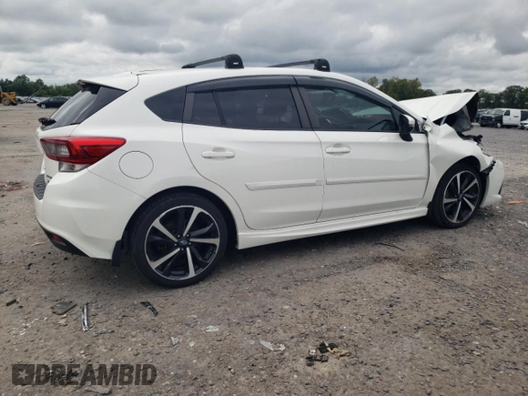 2021 Subaru Impreza Special Sports with VIN 4S3GTAJ66M1705044, listed as a Copart auction lot 69918724 with 38,461 mi miles and Salvage title. Bid and sale history available at DreamBid. Image 3.