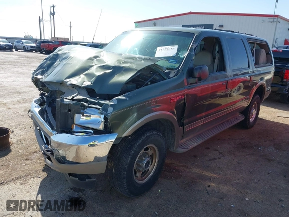2000 Ford Excursion Limited с VIN 1FMNU43S5YEC18413, выставлен на аукционе IAAI как лот 41972353 с пробегом 99 531 миль миль и . История ставок и продаж доступна на DreamBid. Изображение 2.