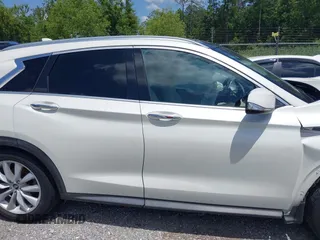 2019 Infiniti QX50 Essential with VIN 3PCAJ5M35KF125258, listed as a IAAI auction lot 42267473 with 53,563 mi miles and . Bid and sale history available at DreamBid. Image 14.