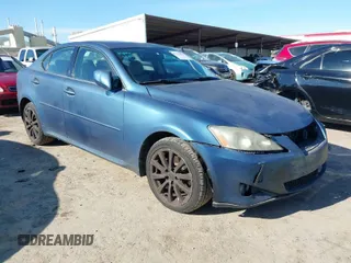 2008 Lexus IS 250 with VIN JTHCK262882027506, listed as a IAAI auction lot 41878071 with 174,118 mi miles. Bid and sale history available at carsss.com. Image 1.