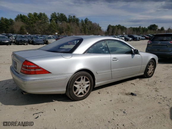 2002 Mercedes-Benz CL-Class with VIN WDBPJ75J72A024507, listed as a Copart auction lot 51005365 with 228,160 mi miles and Clean Title. Bid and sale history available at carsss.com. Image 3.