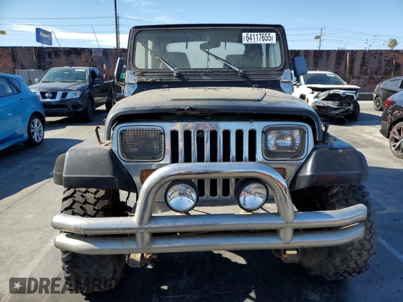 1992 Jeep Wrangler with VIN 2J4FY29S5NJ505850, listed as a Copart auction lot 64117655 with 93,250 mi miles and Clean title. Bid and sale history available at DreamBid. Image 5.
