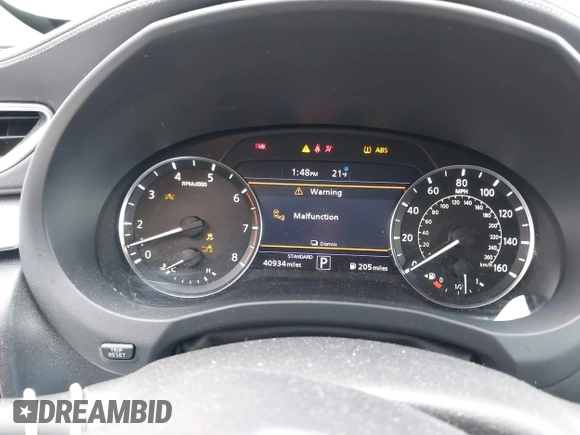 2021 Infiniti QX50 Luxe z VIN 3PCAJ5BBXMF110042, wystawiony jako IAAI lot #41358126 z przebiegiem 40 934 mil mil oraz . Historia ofert i sprzedaży dostępna na DreamBid. Obrazek 7.