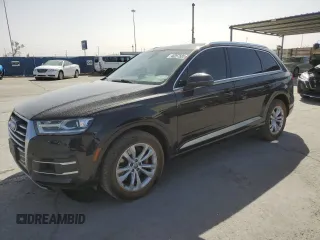 2018 Audi Q7 Premium with VIN WA1AAAF73JD012241, listed as a Copart auction lot 48257585 with 125,249 mi miles and Salvage title. Bid and sale history available at DreamBid. Image 1.