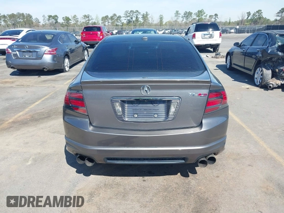 2008 Acura TL Type-S with VIN 19UUA76598A052681, listed as a IAAI auction lot 41790824 with 129,401 mi miles. Bid and sale history available at carsss.com. Image 16.