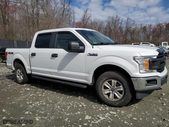 2018 Ford F-150 XL with VIN 1FTEW1EP4JFB78251, listed as a Copart auction lot 49252145 with 56,145 mi miles and Salvage Title. Bid and sale history available at carsss.com. Image 4.