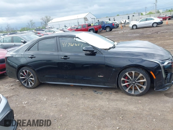 2023 Cadillac CT4-V Blackwing with VIN 1G6DL5RP9P0410802, listed as a IAAI auction lot 42038982 with 21,257 mi miles and . Bid and sale history available at DreamBid. Image 13.