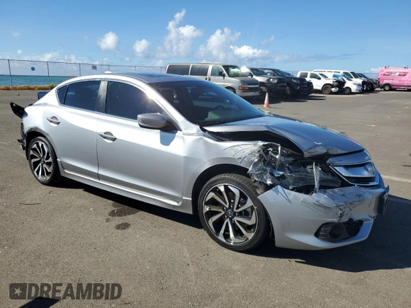 2017 Acura ILX w/Premium/A-SPEC Pkg with VIN 19UDE2F89HA010402, listed as a Copart auction lot 78102664 with 33,671 mi miles and Salvage Title. Bid and sale history available at carsss.com. Image 4.