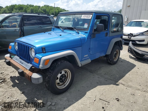 2003 Jeep Wrangler SE with VIN 1J4FA291X3P318888, listed as a Copart auction lot 61616535 with Not provided miles and Clean title. Bid and sale history available at DreamBid. Image 1.