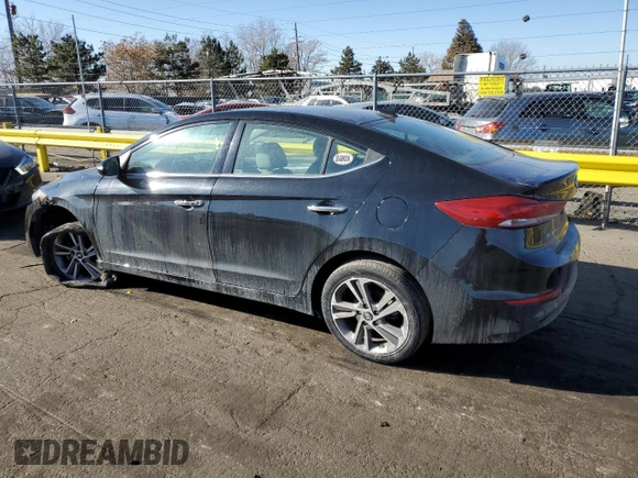 2017 Hyundai Elantra Limited with VIN 5NPD84LF3HH068745, listed as a Copart auction lot 44382565 with 99,496 mi miles and Salvage Title. Bid and sale history available at DreamBid. Image 2.