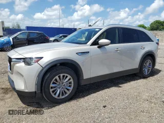 2025 Mazda CX-90 Preferred z VIN JM3KKBHD9S1197356, wystawiony jako Copart lot #60293755 z przebiegiem 14 491 mil mil oraz Czysty tytuł • Clean title. Historia ofert i sprzedaży dostępna na DreamBid. Obrazek 1.