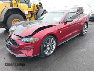 2019 Ford Mustang GT with VIN 1FA6P8CF8K5172826, listed as a IAAI auction lot 41711529 with 41,184 mi miles. Bid and sale history available at carsss.com. Image 2.