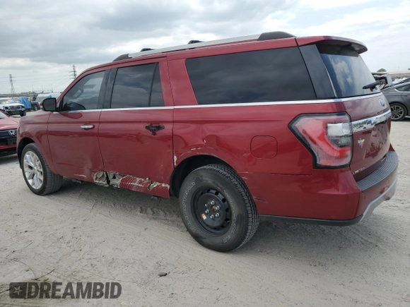 2018 Ford Expedition Max Limited with VIN 1FMJK1KT6JEA36903, listed as a Copart auction lot 52957875 with 132,033 mi miles and Salvage title. Bid and sale history available at DreamBid. Image 2.