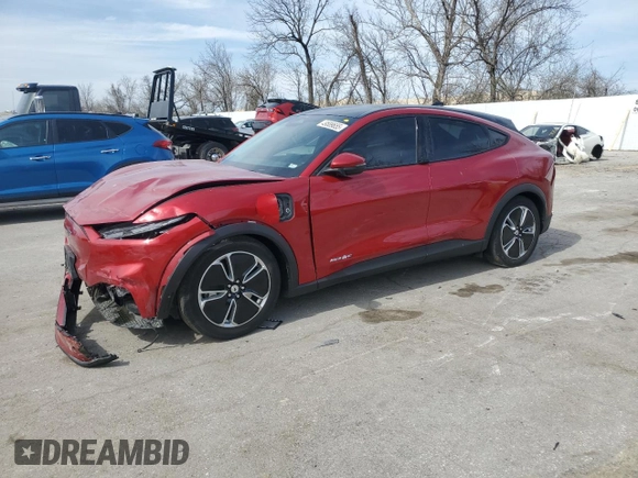 2021 Ford Mustang Mach-E Select with VIN 3FMTK1RM4MMA19233, listed as a Copart auction lot 49589655 with Not Provided miles and Salvage Title. Bid and sale history available at DreamBid. Image 1.