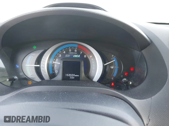 2010 Honda Insight LX with VIN JHMZE2H55AS039854, listed as a IAAI auction lot 42086147 with 153,555 mi miles and . Bid and sale history available at DreamBid. Image 7.