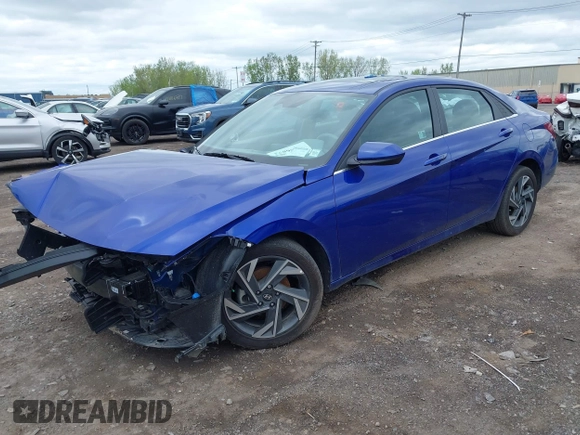 2024 Hyundai Elantra SEL z VIN KMHLS4DG2RU750734, wystawiony jako IAAI lot #42266873 z przebiegiem 6 255 mil mil oraz . Historia ofert i sprzedaży dostępna na DreamBid. Obrazek 17.