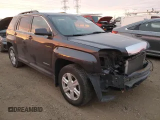 2015 GMC Terrain SLE with VIN 2GKFLWE39F6237825, listed as a Copart auction lot 87678505 with 96,125 mi miles and Salvage Title. Bid and sale history available at DreamBid. Image 4.