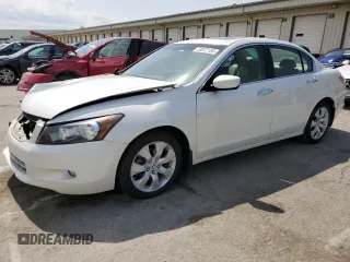 2010 Honda Accord EX-L z VIN 1HGCP3F84AA017078, wystawiony jako Copart lot #53872155 z przebiegiem 151 068 mil mil oraz Szkoda całkowita • Salvage title. Historia ofert i sprzedaży dostępna na DreamBid. Obrazek 1.