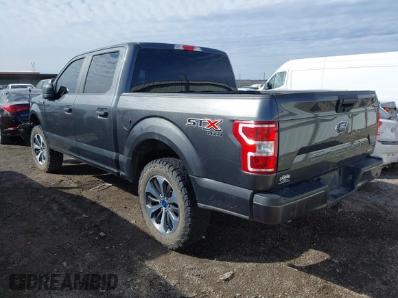 2019 Ford F-150 XL with VIN 1FTEW1EPXKFD24248, listed as a IAAI auction lot 41590420 with 65,734 mi miles. Bid and sale history available at carsss.com. Image 3.