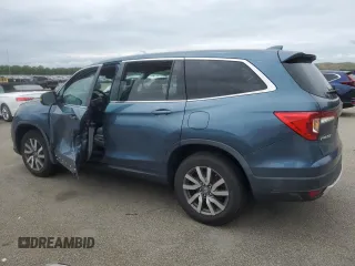 2019 Honda Pilot EX-L z VIN 5FNYF6H59KB025861, wystawiony jako Copart lot #60927455 z przebiegiem 110 089 mil mil oraz Szkoda całkowita • Salvage title. Historia ofert i sprzedaży dostępna na DreamBid. Obrazek 2.