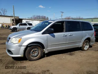 2011 Dodge Grand Caravan SXT with VIN 2D4RN4DG5BR768141, listed as a Copart auction lot 52287555 with 160,403 mi miles and Salvage Title. Bid and sale history available at DreamBid. Image 1.