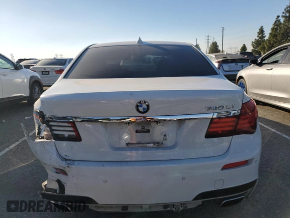 2015 BMW 7 Series 740Li with VIN WBAYE4C51FD947047, listed as a Copart auction lot 86773284 with 90,714 mi miles and Salvage Title. Bid and sale history available at DreamBid. Image 6.