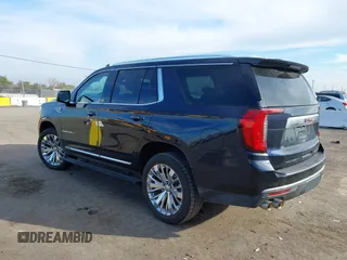 2021 GMC Yukon Denali with VIN 1GKS2DKL5MR144814, listed as a IAAI auction lot 40984358 with 1 mi miles. Bid and sale history available at carsss.com. Image 3.