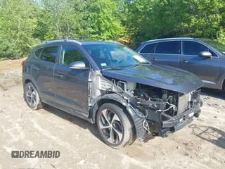 2016 Hyundai Tucson Sport with VIN KM8J3CA26GU208508, listed as a IAAI auction lot 42309929 with 92,406 mi miles and . Bid and sale history available at DreamBid. Image 1.
