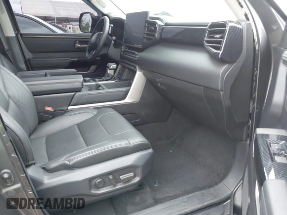 2023 Toyota Tundra Limited Hybrid with VIN 5TFJC5DB7PX021014, listed as a IAAI auction lot 42067753 with 64,991 mi miles and . Bid and sale history available at DreamBid. Image 5.