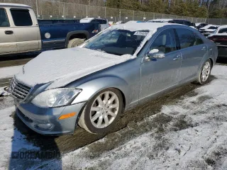2007 Mercedes-Benz S 550 with VIN WDDNG86X57A112484, listed as a Copart auction lot 87850265 with 74,980 mi miles and Salvage Title. Bid and sale history available at DreamBid. Image 1.