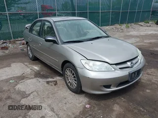 2005 Honda Civic LX z VIN 2HGES16555H579290, wystawiony jako IAAI lot #42190612 z przebiegiem 128 019 mil mil oraz . Historia ofert i sprzedaży dostępna na DreamBid. Obrazek 1.