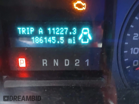 2010 Ford F-150 XL with VIN 1FTEX1EW6AFA32177, listed as a IAAI auction lot 41524783 with 186,145 mi miles. Bid and sale history available at carsss.com. Image 15.
