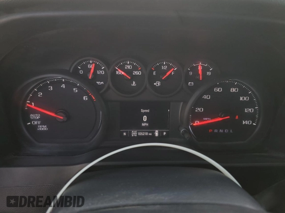 2022 Chevrolet Silverado 1500 Work Truck with VIN 1GCRDAED9NZ506183, listed as a Copart auction lot 45021035 with 105,218 mi miles and Clean Title. Bid and sale history available at DreamBid. Image 9.