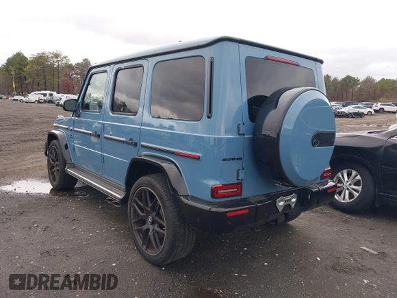 2023 Mercedes-Benz G with VIN W1NYC7HJ9PX480095, listed as a IAAI auction lot 40912493 with 5,055 mi miles. Bid and sale history available at carsss.com. Image 3.
