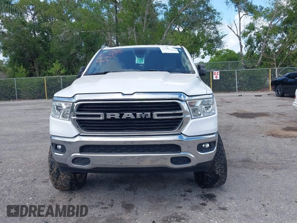 2020 Ram 1500 Big Horn with VIN 1C6RREBT8LN357605, listed as a IAAI auction lot 41937861 with 69,258 mi miles. Bid and sale history available at carsss.com. Image 12.