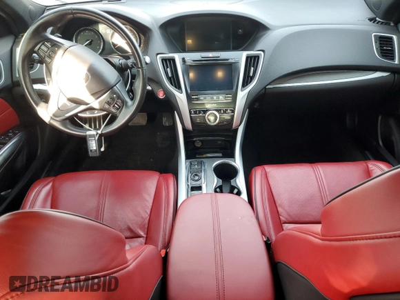 2019 Acura TLX w/Advance Pkg with VIN 19UUB3F87KA800500, listed as a Copart auction lot 52171675 with 76,641 mi miles and Clean Title. Bid and sale history available at carsss.com. Image 8.