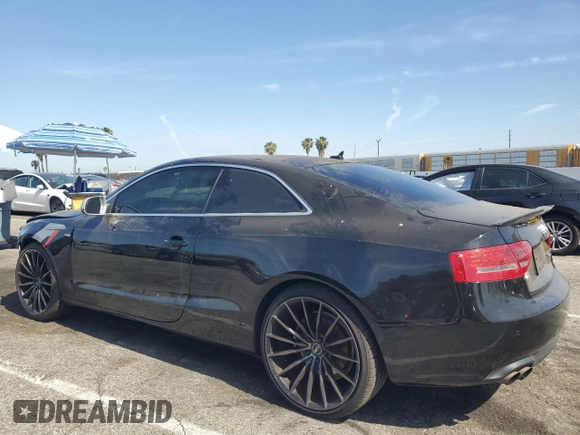 2011 Audi A5 Premium Plus with VIN WAULFAFR6BA034722, listed as a Copart auction lot 58052455 with 119,615 mi miles and Salvage title. Bid and sale history available at DreamBid. Image 2.