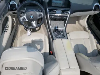 2019 BMW 8 Series M850i xDrive with VIN WBAFY4C55KBX29469, listed as a Copart auction lot 54575434 with 18,260 mi miles. Bid and sale history available at carsss.com. Image 8.