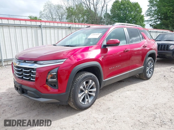 2025 Chevrolet Equinox AWD LT with VIN 3GNAXPEGXSL209502, listed as a IAAI auction lot 41885681 with 9,064 mi miles. Bid and sale history available at carsss.com. Image 18.