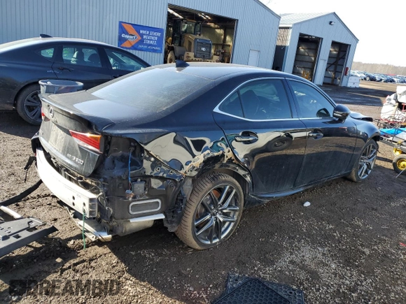 2018 Lexus IS 300 with VIN JTHC81D2XJ5031086, listed as a Copart auction lot 47952465 with 92,923 mi miles and Salvage title. Bid and sale history available at DreamBid. Image 3.