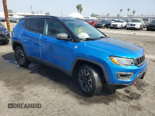 2021 Jeep Compass Trailhawk z VIN 3C4NJDDB9MT556516, wystawiony jako Copart lot #60338575 z przebiegiem 86 978 mil mil oraz Czysty tytuł • Clean title. Historia ofert i sprzedaży dostępna na DreamBid. Obrazek 4.