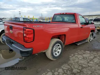 2014 Chevrolet Silverado 1500 Work Truck with VIN 1GCNKPEHXEZ197866, listed as a Copart auction lot 46697055 with 57,377 mi miles and Salvage Title. Bid and sale history available at DreamBid. Image 3.