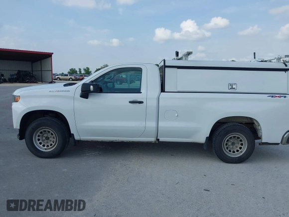 2021 Chevrolet Silverado 1500 with VIN 3GCNYAEH3MG479597, listed as a IAAI auction lot 42053040 with 102,403 mi miles and . Bid and sale history available at DreamBid. Image 14.