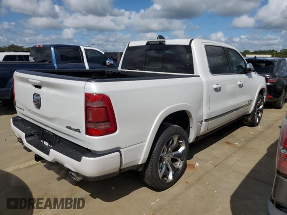 2024 Ram 1500 Limited with VIN 1C6SRFHT4RN137417, listed as a Copart auction lot 73641594 with Not provided miles and Non repairable. Bid and sale history available at DreamBid. Image 3.