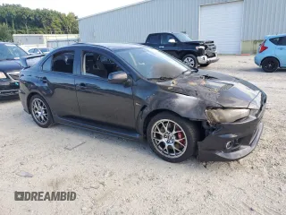 2011 Mitsubishi Lancer Evolution GSR with VIN JA32W8FV6BU010292, listed as a Copart auction lot 68446384 with 0 mi miles and Salvage Title. Bid and sale history available at carsss.com. Image 4.