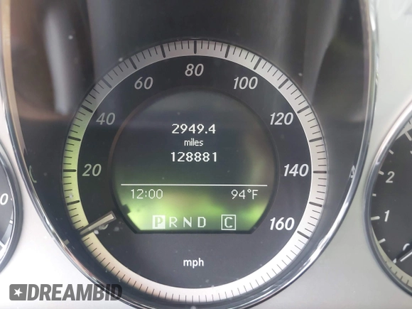 2010 Mercedes-Benz C 300 Sport with VIN WDDGF5EB3AF461489, listed as a IAAI auction lot 42470041 with 128,881 mi miles and . Bid and sale history available at DreamBid. Image 7.