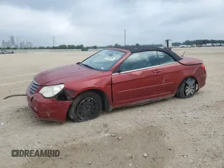 2008 Chrysler Sebring LX with VIN 1C3LC45K28N209586, listed as a Copart auction lot 55139275 with 126,163 mi miles and Salvage title. Bid and sale history available at DreamBid. Image 1.