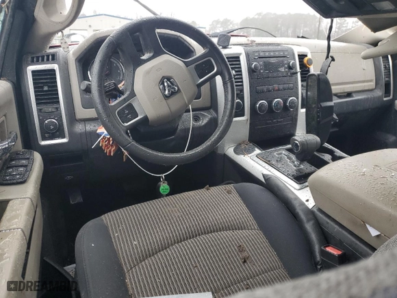 2010 Dodge Ram 1500 SLT with VIN 1D7RV1CT9AS133534, listed as a Copart auction lot 44978955 with 0 mi miles and Salvage Title. Bid and sale history available at carsss.com. Image 8.