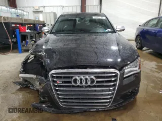 2014 Audi S8 with VIN WAUD2AFD3EN004210, listed as a Copart auction lot 50205735 with 31,952 mi miles and Salvage Title. Bid and sale history available at carsss.com. Image 5.