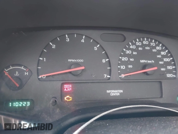 2004 Dodge Dakota with VIN 1D7FL16K14S535595, listed as a IAAI auction lot 41553641 with 110,223 mi miles. Bid and sale history available at carsss.com. Image 7.